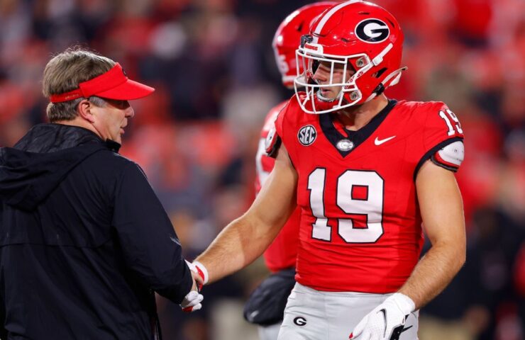 UGA s Bowers Catches TD In Return From Surgical Treatment Today s 