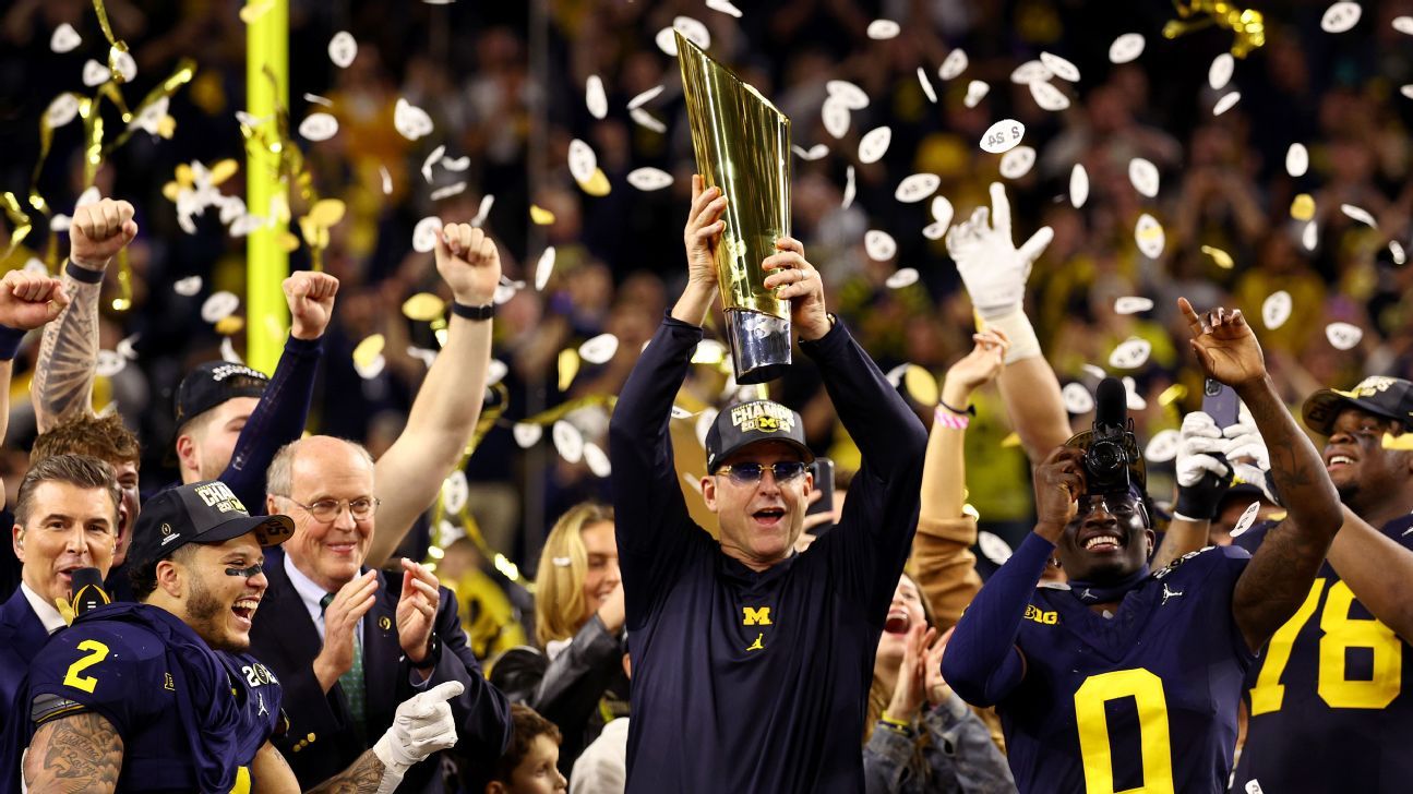 Harbaugh gets '150' tattoo for Michigan's title Today's University